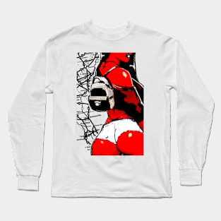 girl on the way (red) Long Sleeve T-Shirt